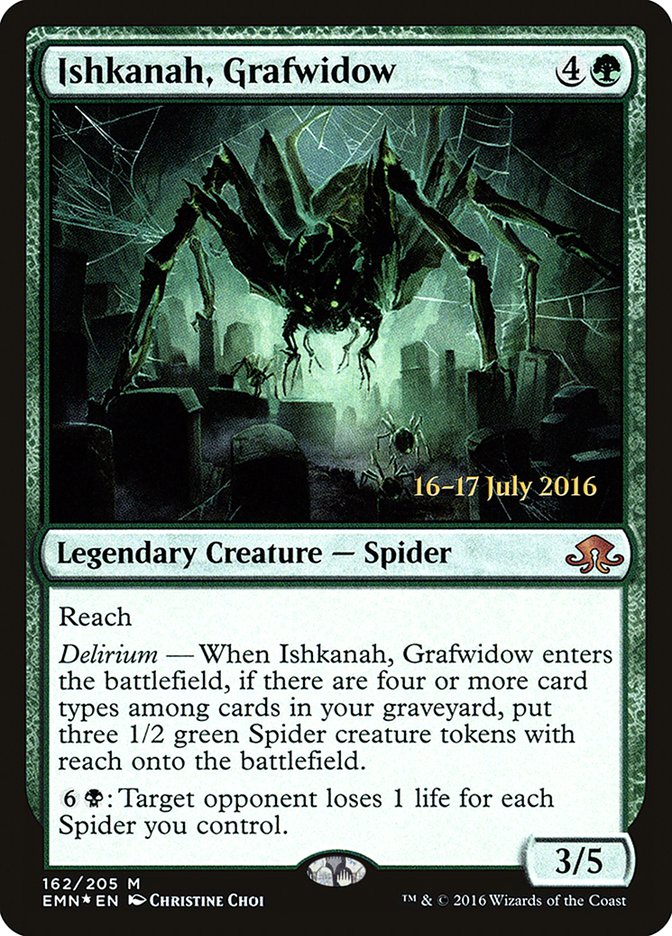 Ishkanah, Grafwidow [Eldritch Moon Prerelease Promos] | Good Games Cannington