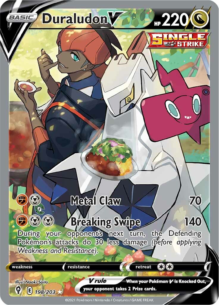 Duraludon V (198/203) (Alternate Art) [Sword & Shield: Evolving Skies] | Good Games Cannington