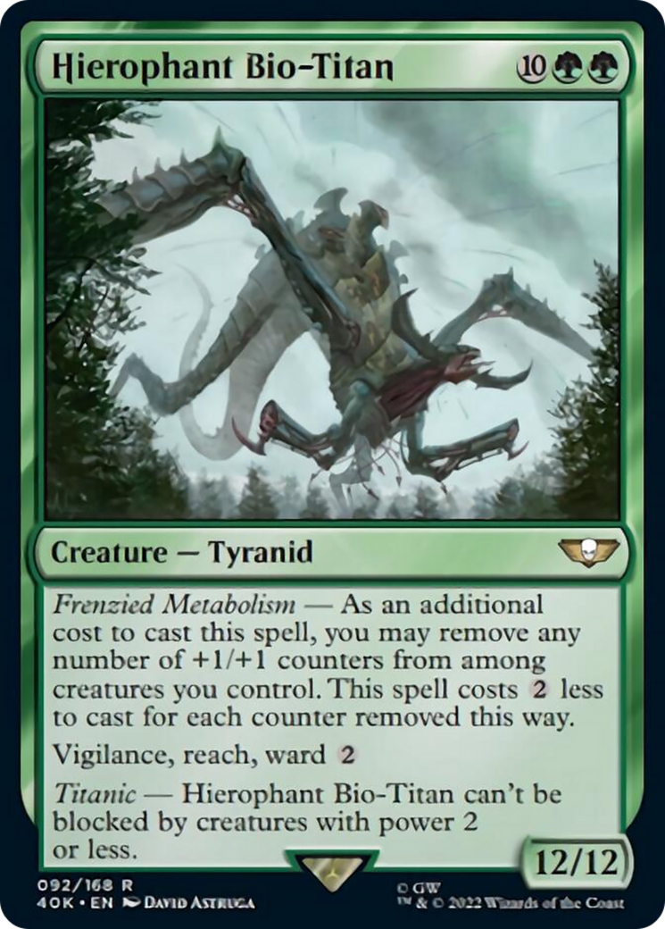 Hierophant Bio-Titan (Surge Foil) [Warhammer 40,000] | Good Games Cannington