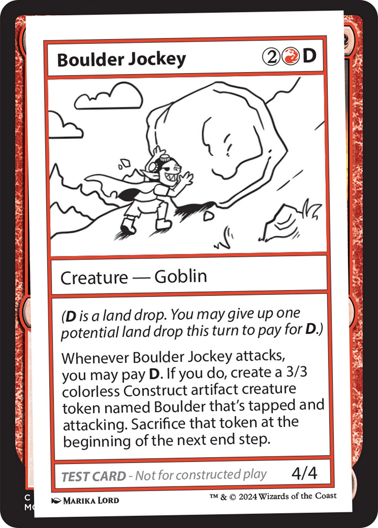 Boulder Jockey [Mystery Booster 2 Playtest Cards] | Good Games Cannington