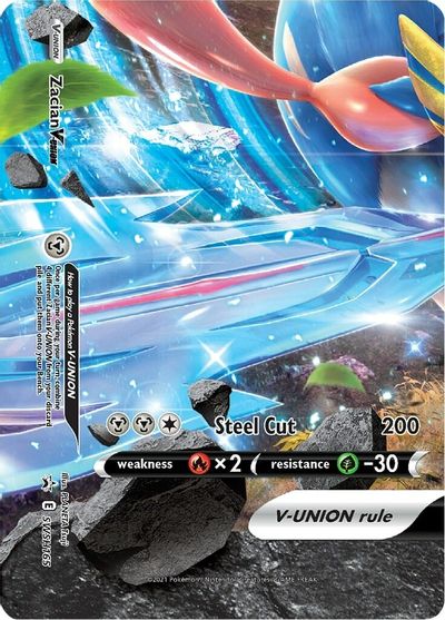 Zacian V-Union (SWSH165) [Sword & Shield: Black Star Promos] | Good Games Cannington