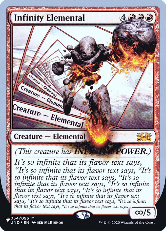 Infinity Elemental (Unfinity Foil Edition) [The List] | Good Games Cannington