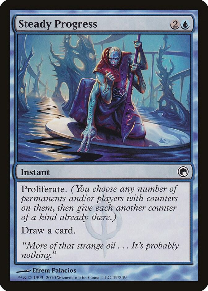 Steady Progress 45/249 (Scars of Mirrodin)  | Good Games Cannington
