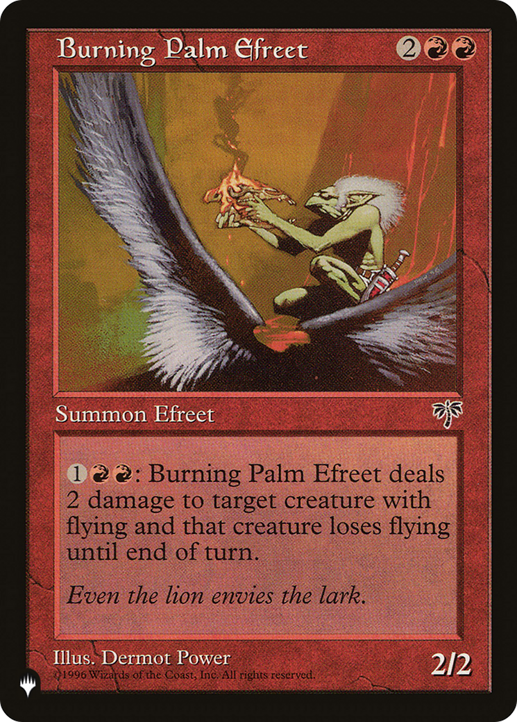 Burning Palm Efreet [The List] | Good Games Cannington