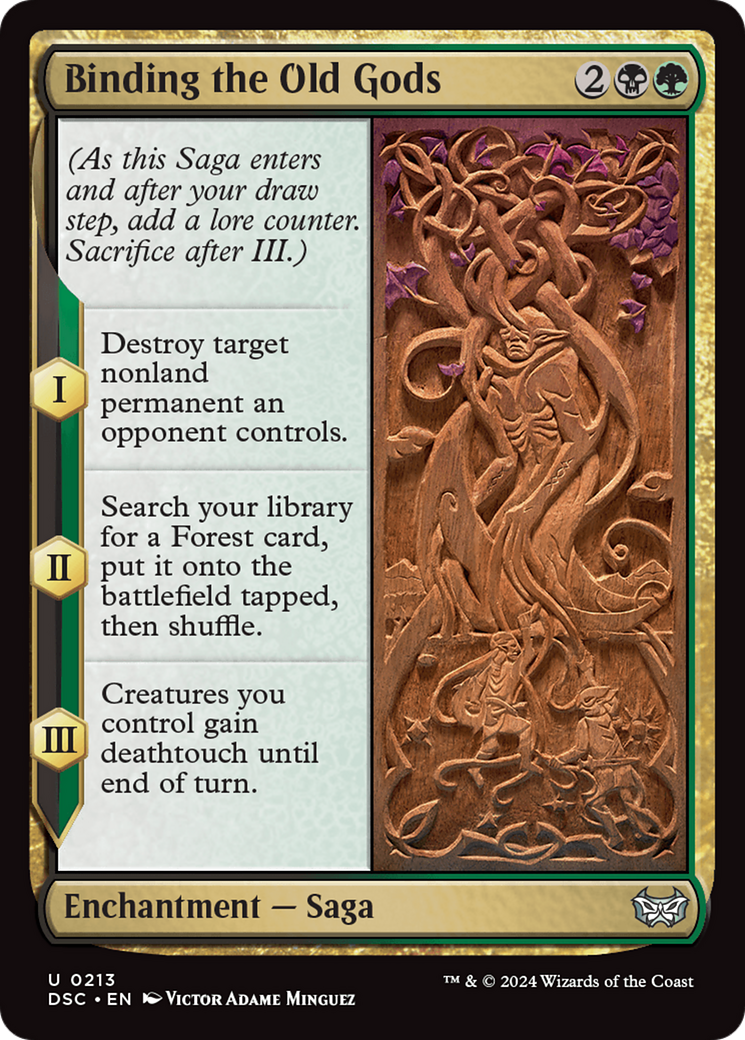 Binding the Old Gods [Duskmourn: House of Horror Commander] | Good Games Cannington