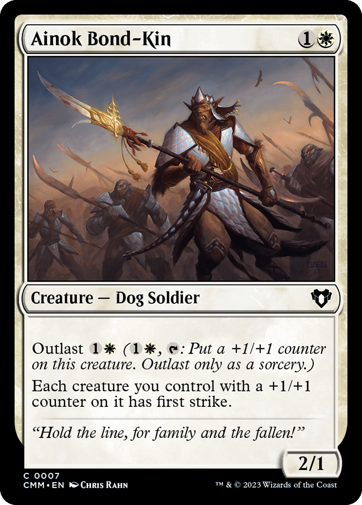Ainok Bond-Kin [Commander Masters] | Good Games Cannington