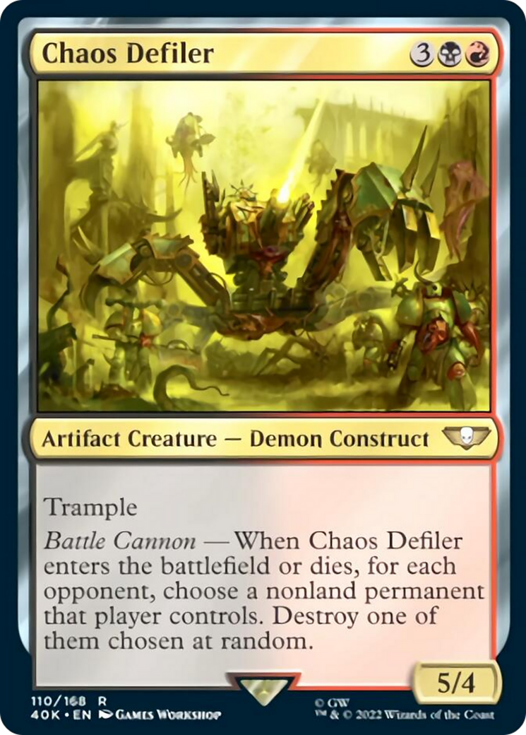 Chaos Defiler (Surge Foil) [Warhammer 40,000] | Good Games Cannington
