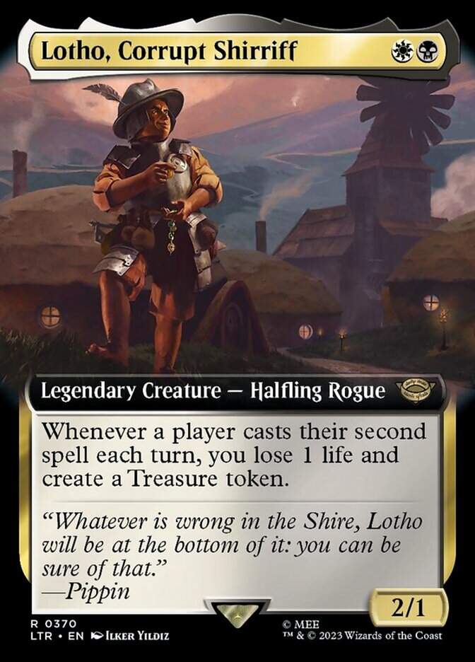 Lotho, Corrupt Shirriff (Extended Art) [The Lord of the Rings: Tales of Middle-Earth] | Good Games Cannington