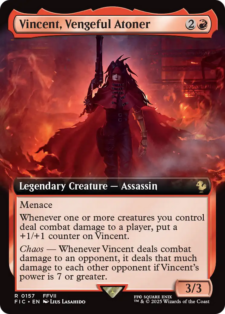 Vincent, Vengeful Atoner (Extended Art) [FINAL FANTASY Commander] | Good Games Cannington