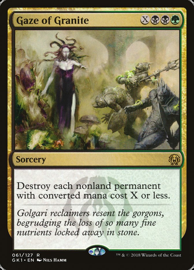 Gaze of Granite [Guilds of Ravnica Guild Kit] | Good Games Cannington