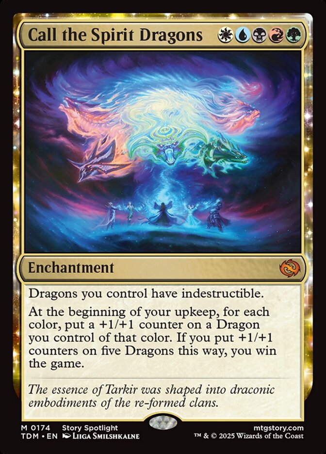 Call the Spirit Dragons 174/291 (Tarkir: Dragonstorm)  | Good Games Cannington
