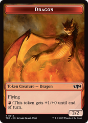 Dragon Egg // Dragon (0013) Double-Sided Token [Tarkir: Dragonstorm Commander Tokens] | Good Games Cannington