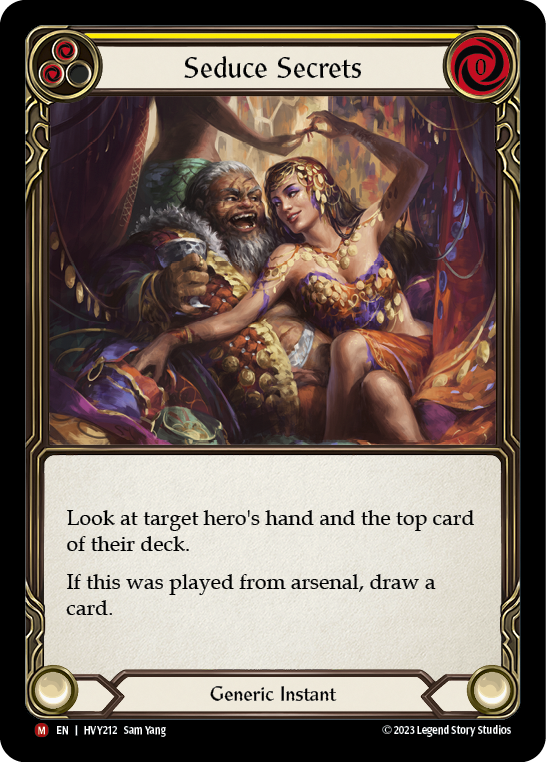 Seduce Secrets [HVY212] (Heavy Hitters)  Rainbow Foil | Good Games Cannington