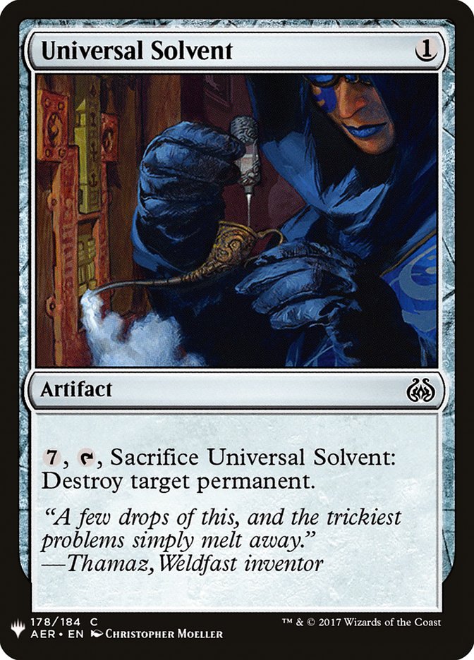 Universal Solvent [Mystery Booster] | Good Games Cannington