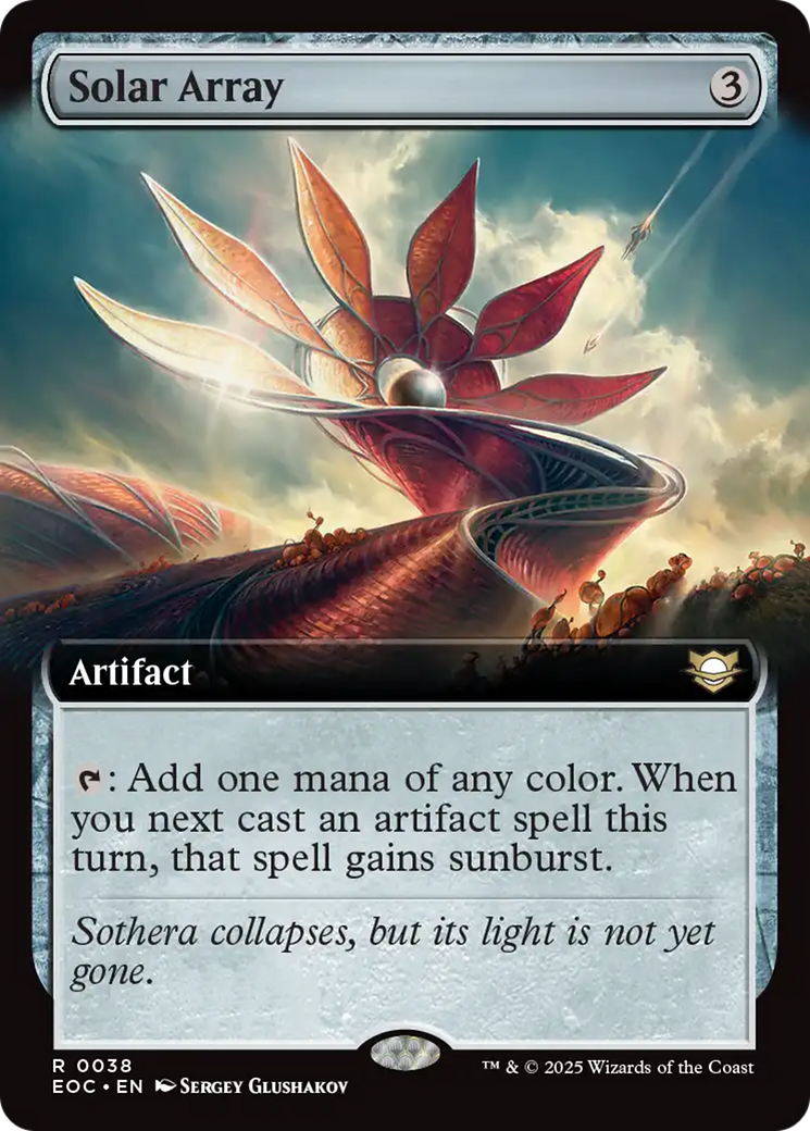 Solar Array (Extended Art) [Edge of Eternities Commander] | Good Games Cannington