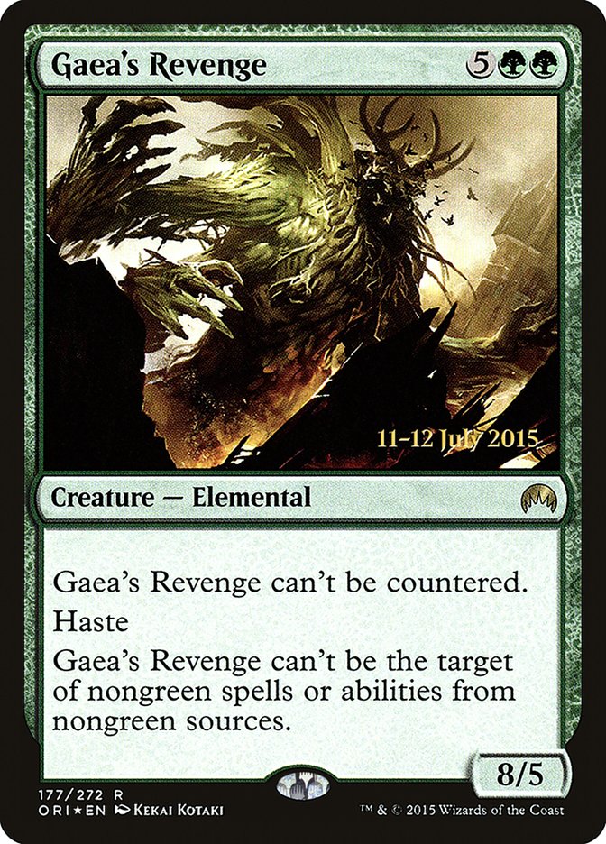Gaea's Revenge [Magic Origins Prerelease Promos] | Good Games Cannington