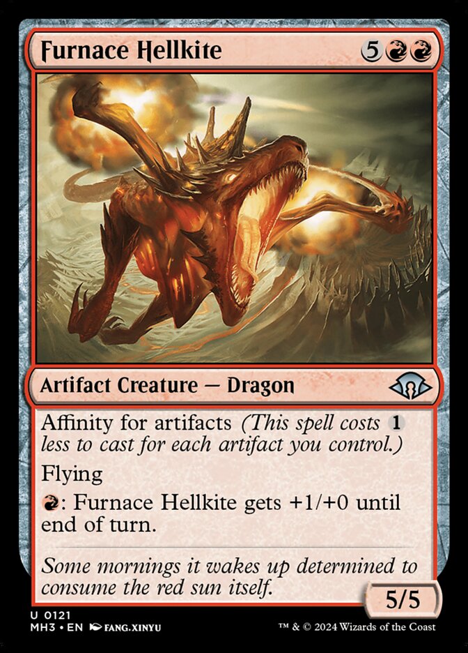 Furnace Hellkite 121 (Modern Horizons 3)  - Foil | Good Games Cannington