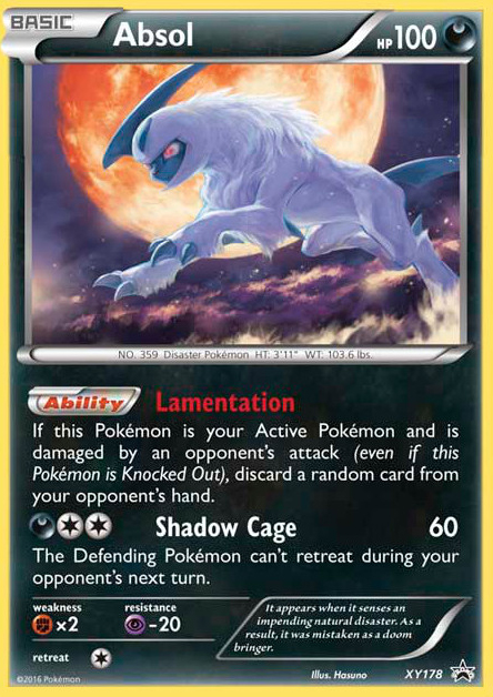 Absol (XY178) [XY: Black Star Promos] | Good Games Cannington