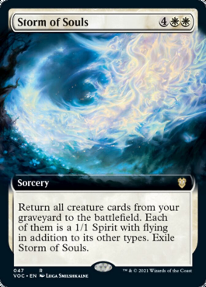 Storm of Souls (Extended Art) [Innistrad: Crimson Vow Commander] | Good Games Cannington