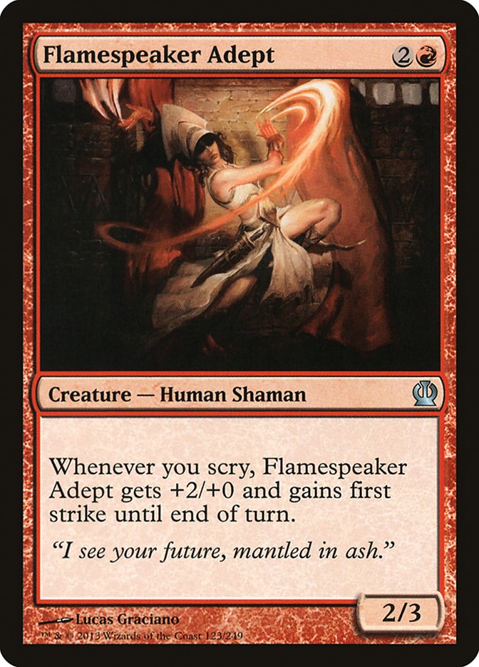 Flamespeaker Adept 123 (Theros)  | Good Games Cannington