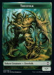 Treefolk // Spider Double-Sided Token [Streets of New Capenna Commander Tokens] | Good Games Cannington