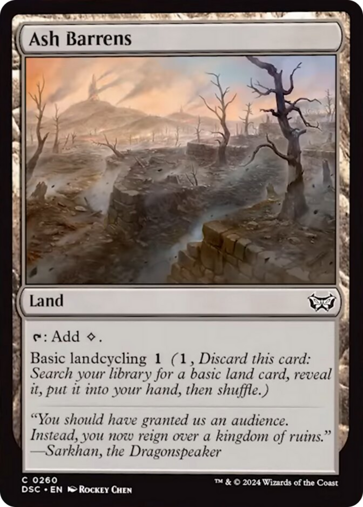 Ash Barrens [Duskmourn: House of Horror Commander] | Good Games Cannington
