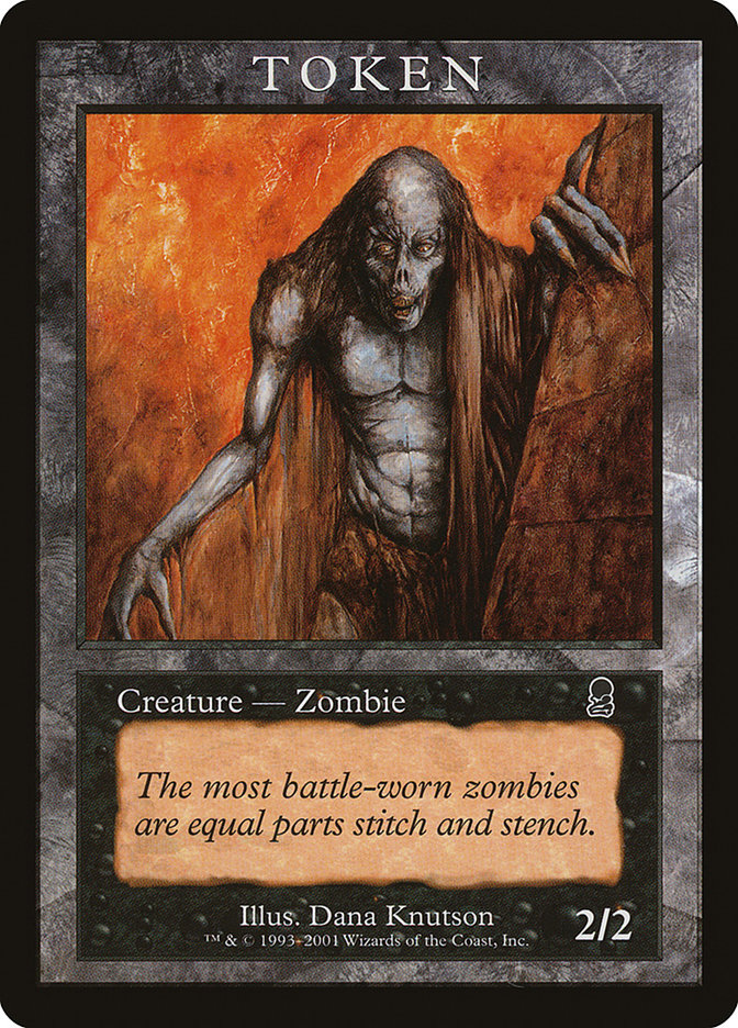Zombie Token [Magic Player Rewards 2002] | Good Games Cannington
