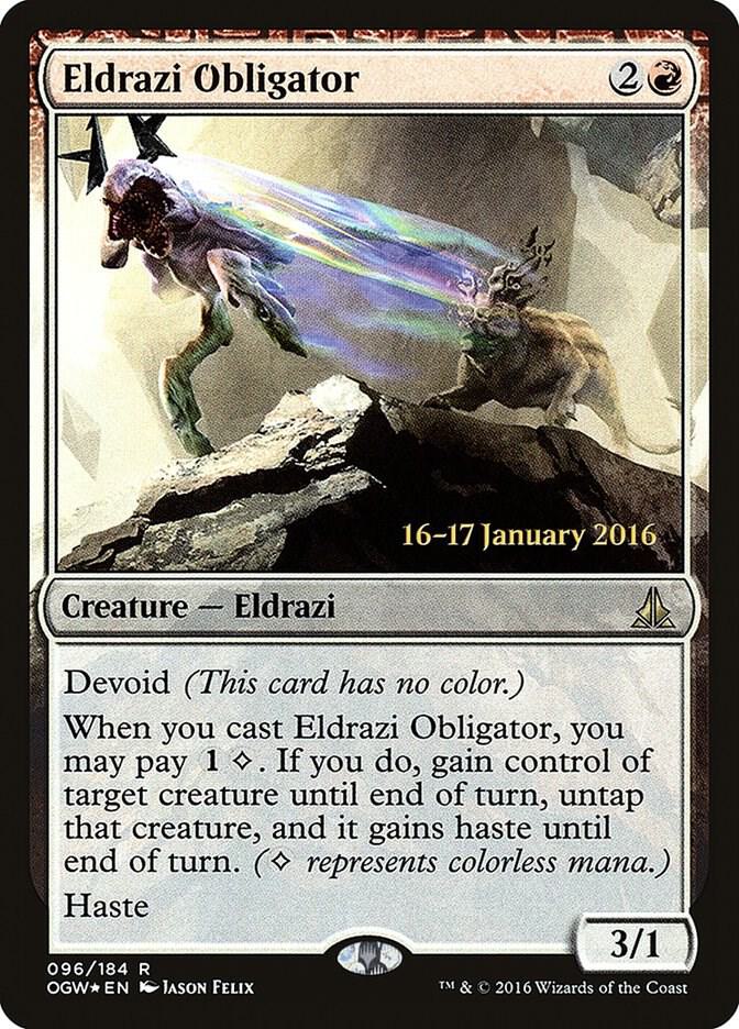 Eldrazi Obligator 96s/65 (Prerelease Cards)  - Foil | Good Games Cannington