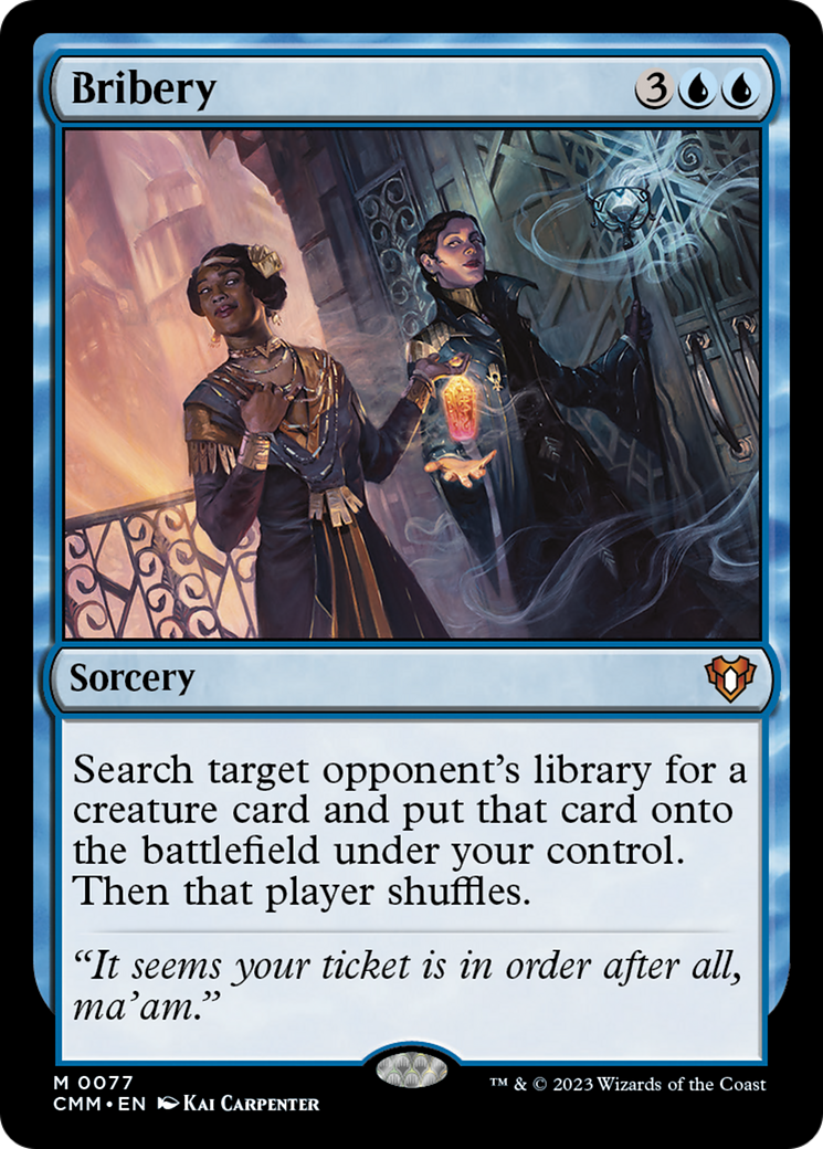 Bribery [Commander Masters] | Good Games Cannington