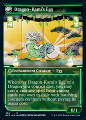 The Dragon-Kami Reborn // Dragon-Kami's Egg (Showcase Soft Glow) [Kamigawa: Neon Dynasty] | Good Games Cannington