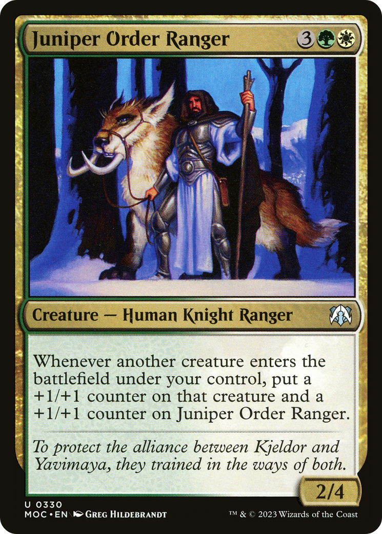 Juniper Order Ranger [March of the Machine Commander] | Good Games Cannington