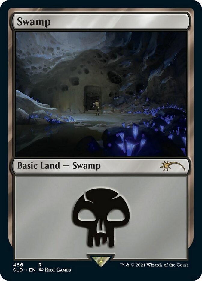 Swamp (486) [Secret Lair Drop Series] | Good Games Cannington