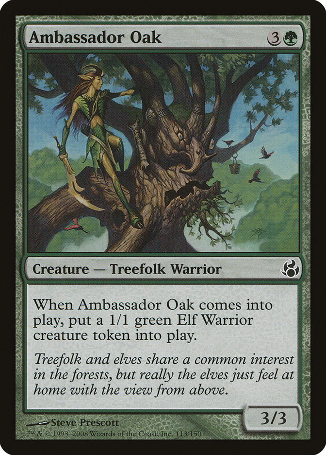Ambassador Oak (Oversized) [Oversize Cards] | Good Games Cannington