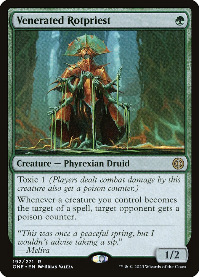 Venerated Rotpriest 192/271 (Phyrexia: All Will Be One)  | Good Games Cannington