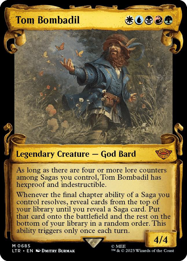 Tom Bombadil 685 (Universes Beyond: The Lord of the Rings: Tales of Middle-earth)  - Showcase Scroll Foil | Good Games Cannington