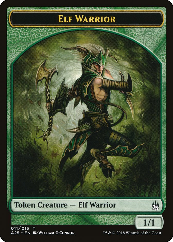 Elf Warrior Token [Masters 25 Tokens] | Good Games Cannington