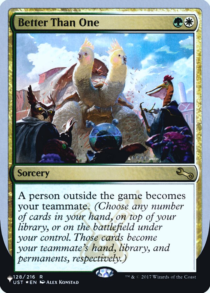 Better Than One (Unfinity Foil Edition) [The List] | Good Games Cannington