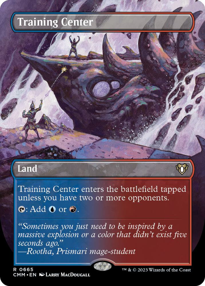 Training Center 665 (Commander Masters)  - Borderless Foil | Good Games Cannington