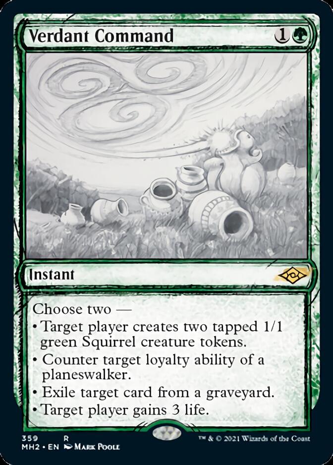 Verdant Command (Sketch) [Modern Horizons 2] | Good Games Cannington