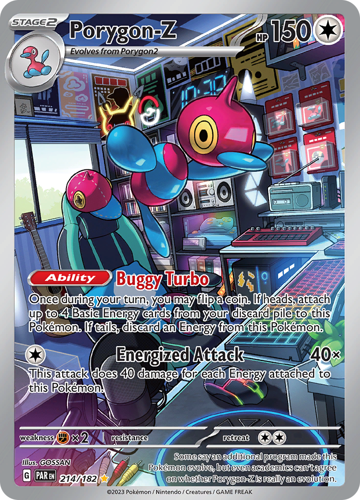 Porygon-Z (214/182) [Scarlet & Violet: Paradox Rift] | Good Games Cannington