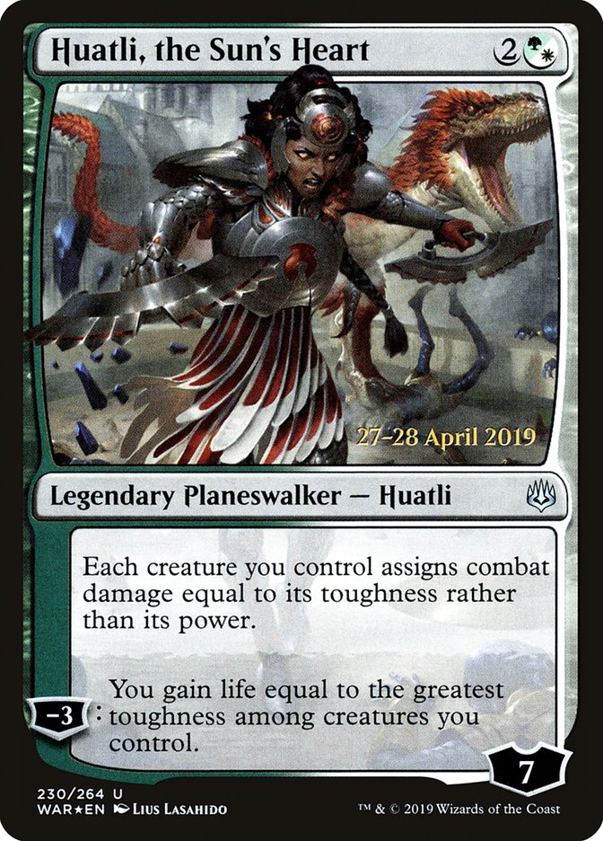 Huatli, the Sun's Heart [War of the Spark Prerelease Promos] | Good Games Cannington
