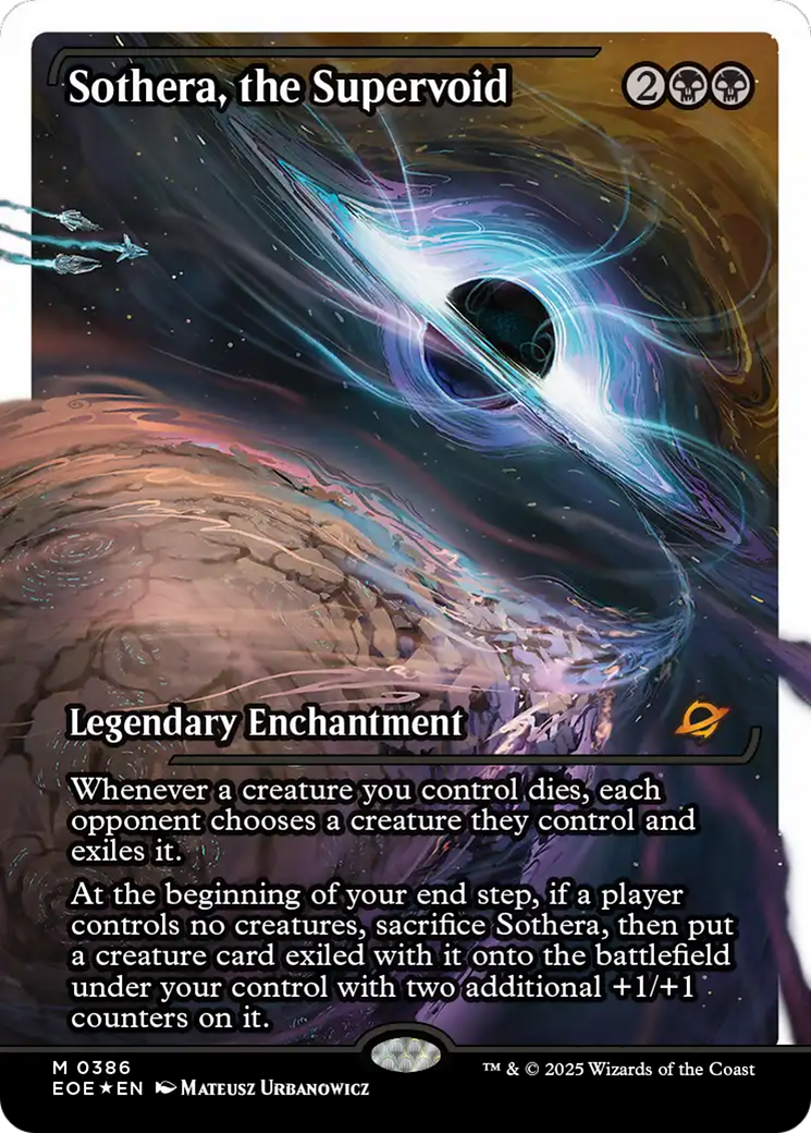 Sothera, the Supervoid (Fracture Foil) [Edge of Eternities] | Good Games Cannington