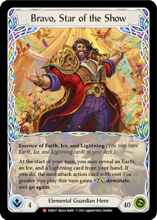 Bravo, Star of the Show [EVR017] (Everfest)  1st Edition Cold Foil | Good Games Cannington