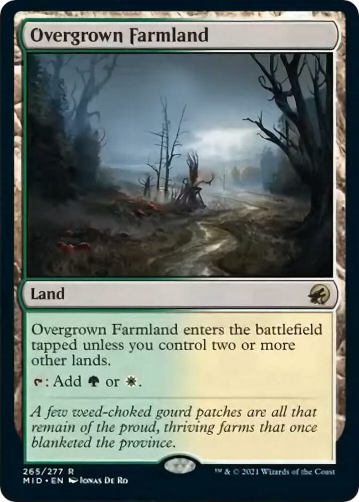 Overgrown Farmland 265/277 (Innistrad: Midnight Hunt)  | Good Games Cannington