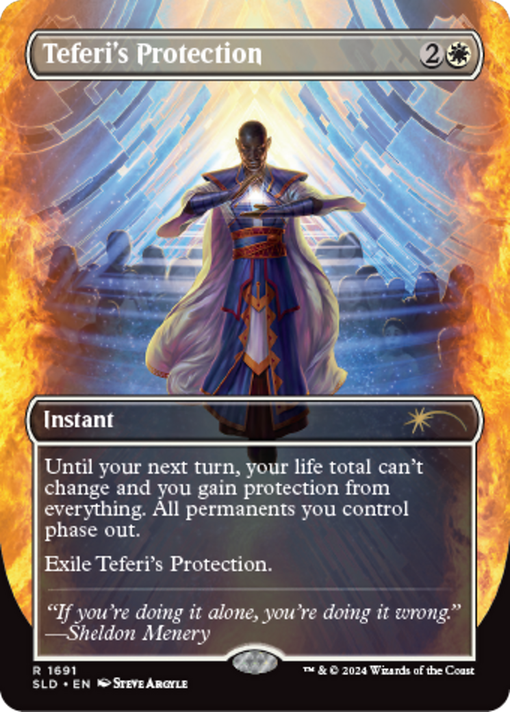 Teferi's Protection (1691) [Secret Lair: Sheldon's Spellbook] | Good Games Cannington
