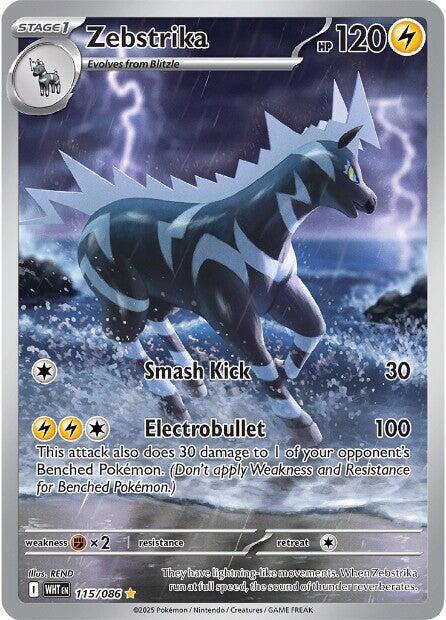 Zebstrika 115/086 (SV: White Flare)  - Holofoil | Good Games Cannington