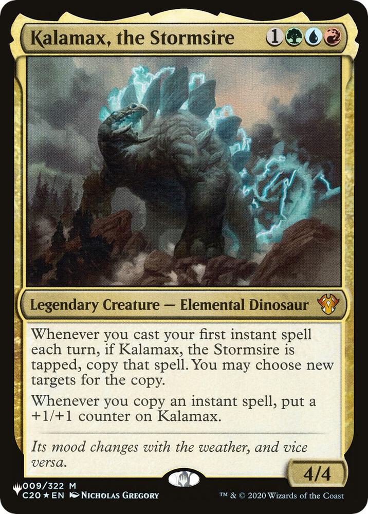 Kalamax the Stormsire 009/322 (The List Reprints)  | Good Games Cannington