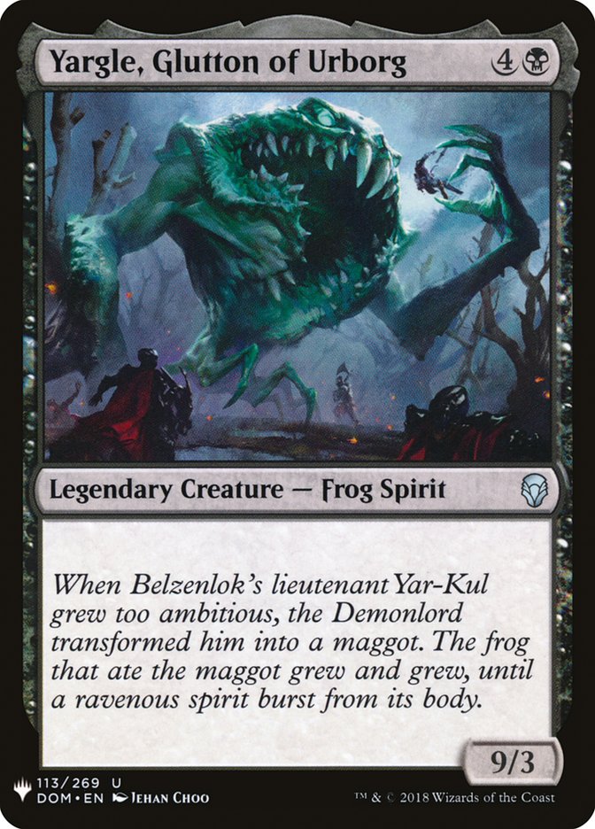 Yargle, Glutton of Urborg [Mystery Booster] | Good Games Cannington