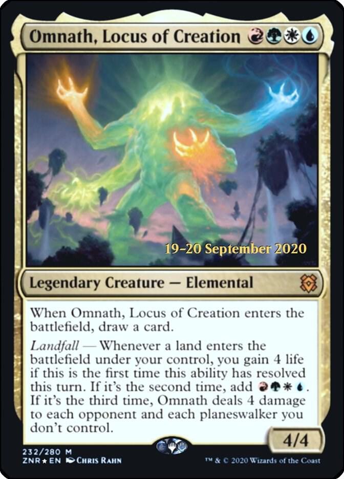 Omnath Locus of Creation 232s/169 (Prerelease Cards)  - Foil | Good Games Cannington