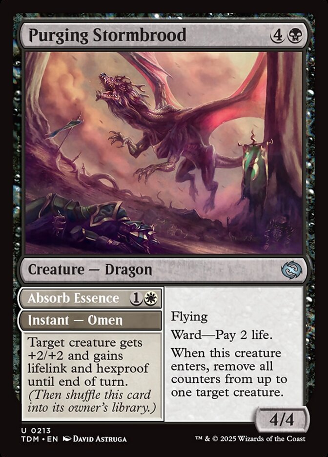 Purging Stormbrood // Absorb Essence 213 (Tarkir: Dragonstorm)  | Good Games Cannington